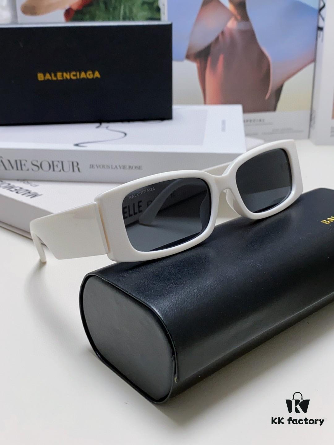 Balenciaga 2025 Spring/Summer New Arrival Futuristic Sunglasses, Sporty and Minimalist Unisex Fashion Shades