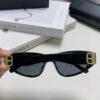 Balenciaga Black Sunglasses Double B Streetwear Women's Summer Sun Glasses 2025 New Arrival Hip-Hop Retro Fashion High-End UV Protection Sunglasses