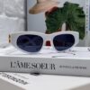 Balenciaga Black Sunglasses Double B Streetwear Style Women's Summer Sun Glasses Ins 2025 New Hip-Hop Retro Fashion High-End UV Protection Sunglasses