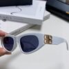Balenciaga Black Sunglasses Double B Streetwear Style Women's Summer Sun Glasses Ins 2025 New Hip-Hop Retro Fashion High-End UV Protection Sunglasses