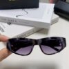 Balenciaga Black Sunglasses Double B Streetwear Style Women's Summer Sun Glasses Ins 2025 New Hip-Hop Retro Fashion High-End UV Protection Sunglasses