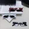 Balenciaga 2025 New Arrival European and American Fashion Statement Square Sunglasses, Instagram-Trending Rectangular Sun Glasses with Wide Lettering, Avant-Garde Unisex Eyewear
