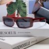 Balenciaga 2025 New Arrivals European and American Trendy Personalized Square Sunglasses Instagram Influencer Stylish Rectangular Sun Glasses with Wide Logo