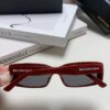 Balenciaga 2025 New Arrivals European and American Trendy Personalized Square Sunglasses Instagram Influencer Stylish Rectangular Sun Glasses with Wide Logo