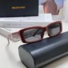 Balenciaga 2025 New Arrivals European and American Trendy Personalized Square Sunglasses Instagram Influencer Stylish Rectangular Sun Glasses with Wide Logo