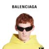 BALENCIAGA Dynamorectangle Fashion Sunglasses 2024 New Arrival Elegant and Avant-Garde Unisex Stylish Retro Comfortable UV Protection Sunglasses BB0318S