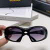 BALENCIAGA Dynamorectangle Fashion Sunglasses 2024 New Arrival Elegant and Avant-Garde Unisex Stylish Retro Comfortable UV Protection Sunglasses BB0318S
