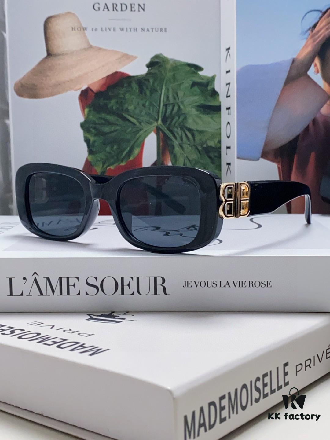 Balenciaga 2024 New Arrival Women's Sunglasses Fashion Classic BB Narrow Frame Sun Glasses BB0310SK