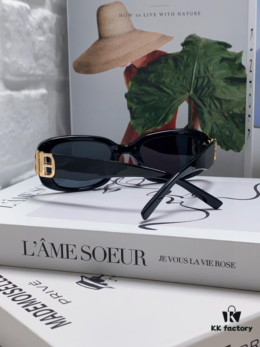 Balenciaga 2024 New Arrival Women's Sunglasses Fashion Classic BB Narrow Frame Sun Glasses BB0310SK