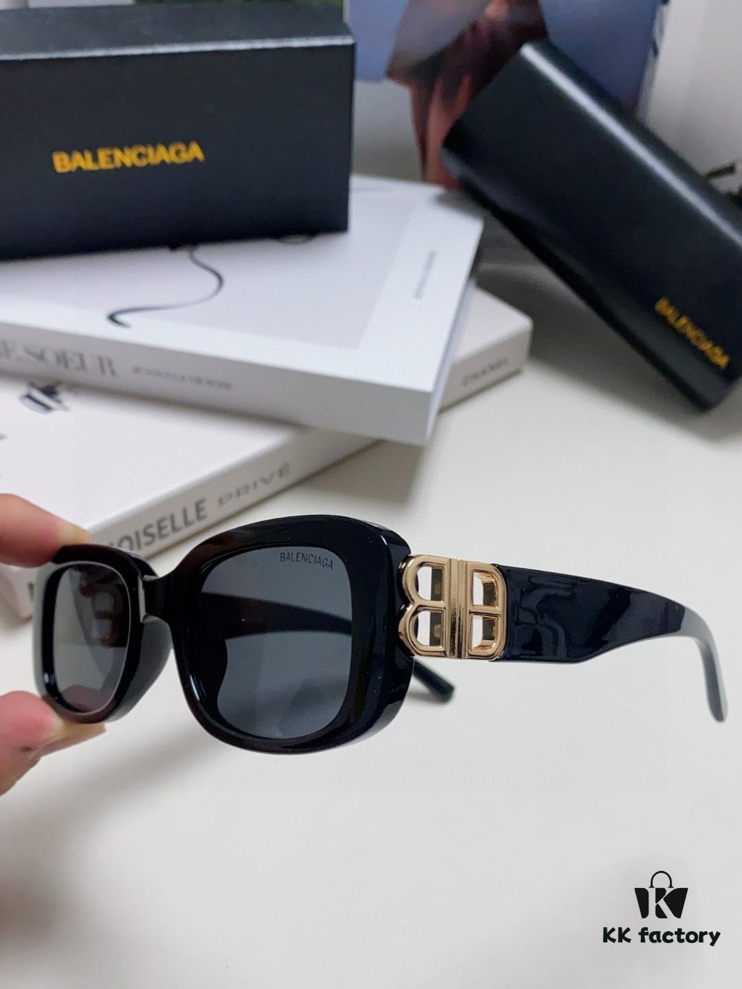 Balenciaga 2024 New Arrival Women's Sunglasses Fashion Classic BB Narrow Frame Sun Glasses BB0310SK