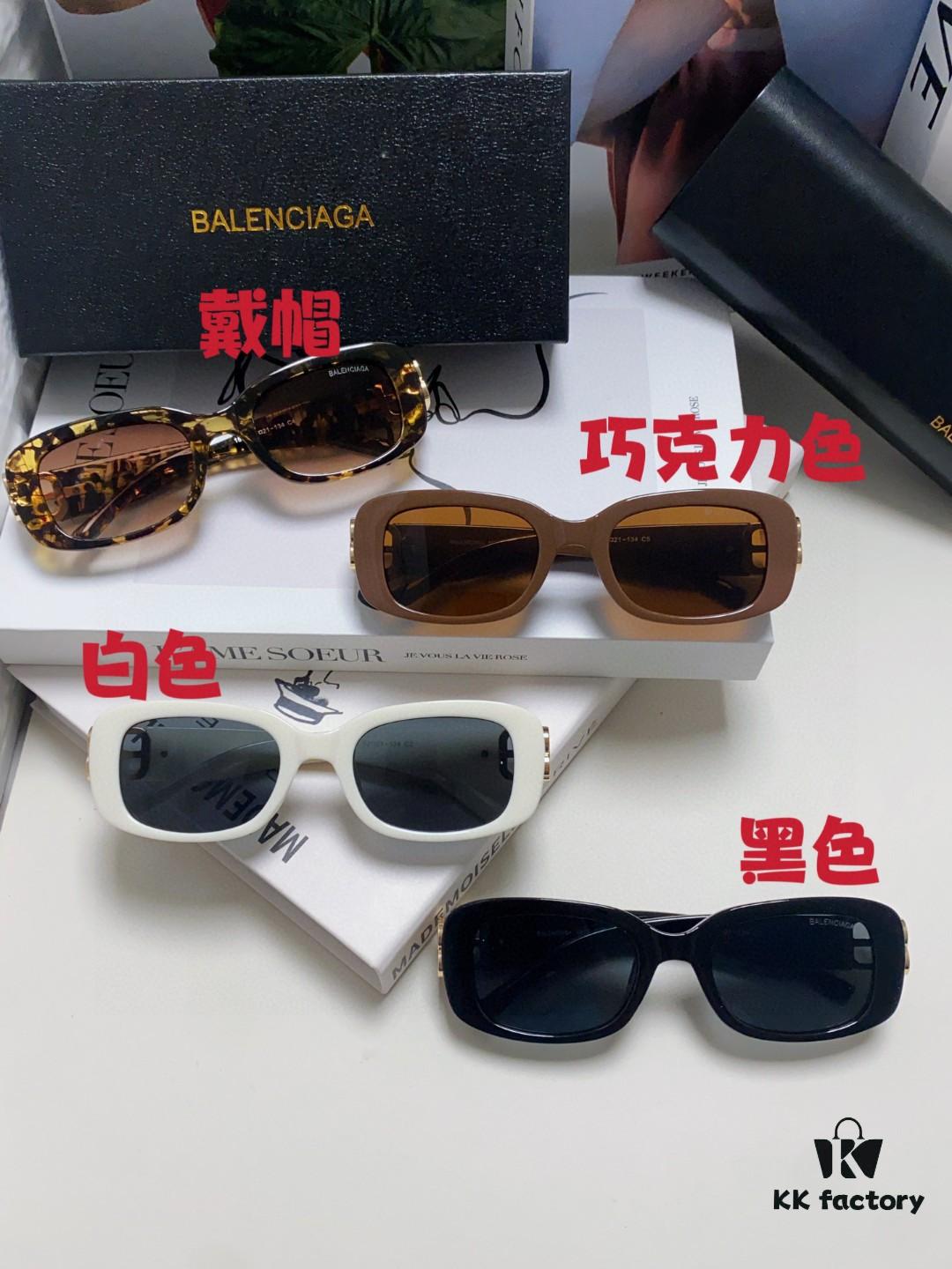Balenciaga 2024 New Arrival Women's Sunglasses Fashion Classic BB Narrow Frame Sun Glasses BB0310SK