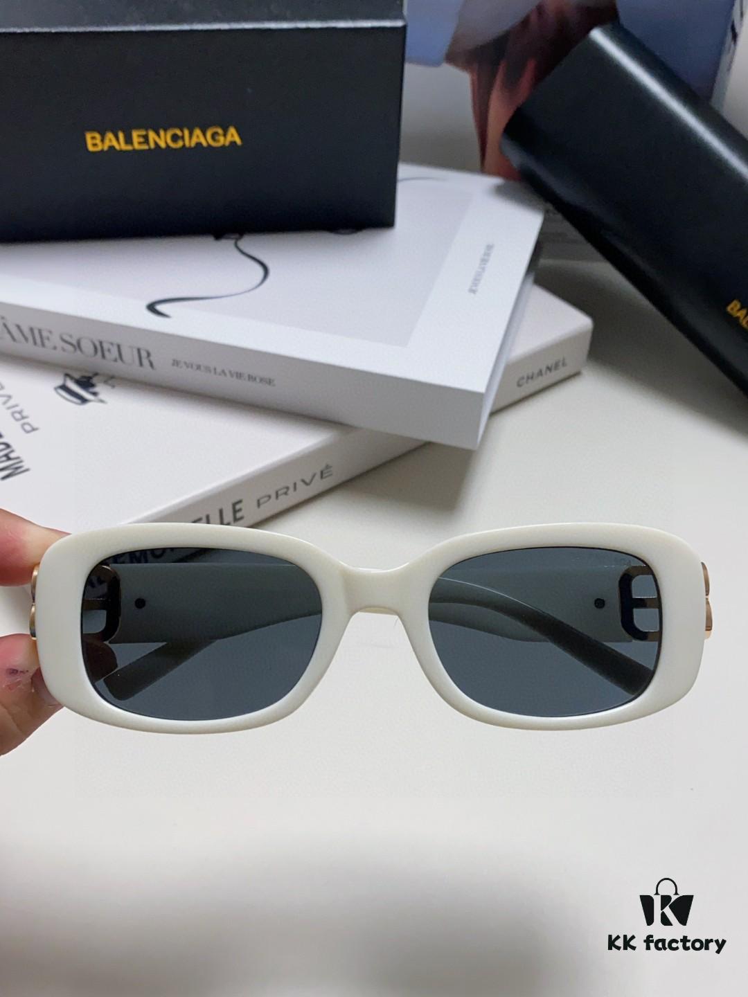 Balenciaga 2024 New Arrival Women's Fashion Classic BB Narrow Frame Sunglasses BB0310SK