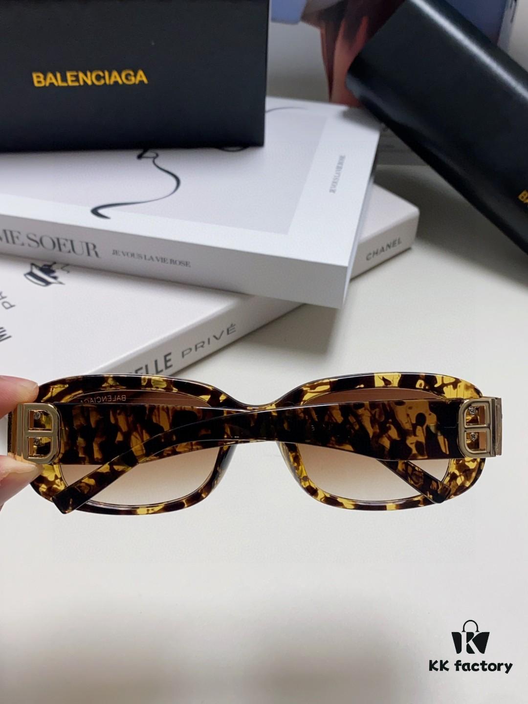 Balenciaga 2024 New Arrival Women's Fashion Classic BB Narrow-Frame Sunglasses BB0310SK Eyewear