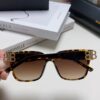 BALENCIAGA Square Retro Sunglasses with Gold BB Logo and Folding Hinge