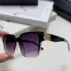 BALENCIAGA Square Retro Sunglasses with Gold BB Logo and Folding Hinge