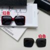 BALENCIAGA Paris Fashion Street Snap Polarized Sunglasses for Women Clover Square Sunglasses Large Frame Slimming UV Protection Trendy Summer Hot Selling Eyewear