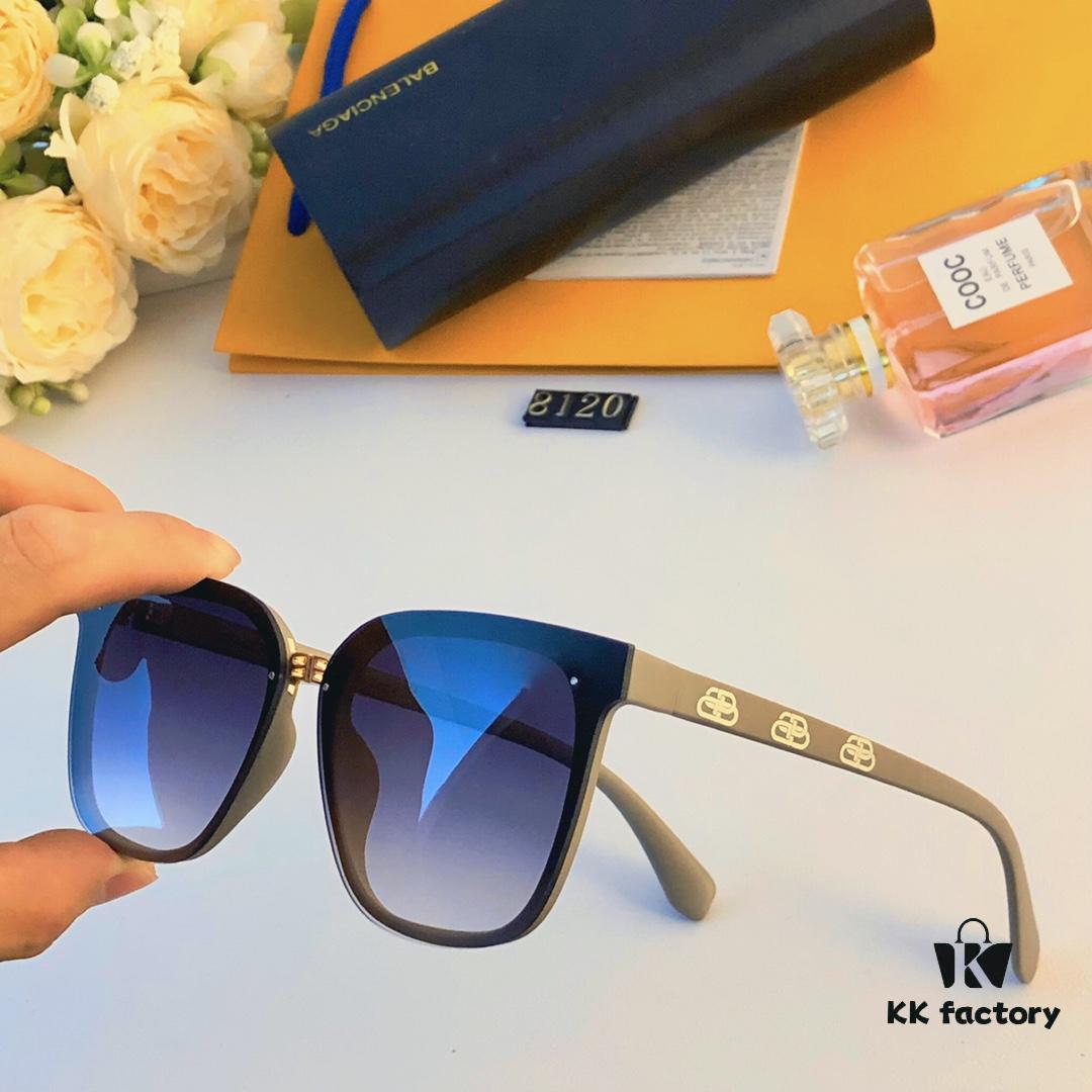 BalenCiaga Women's Sunglasses UV Protection Frameless Round Sunglasses Fashionable Vintage Style Chic for Oval Face Slimming Instagram Trendy Streetwear Statement Eyewear