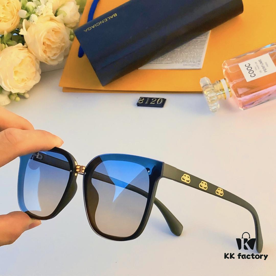 BalenCiaga Women's Sunglasses UV Protection Frameless Round Sunglasses Fashionable Vintage Style Chic for Oval Face Slimming Instagram Trendy Streetwear Statement Eyewear