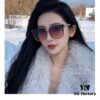 BalenCiaga Women's Sunglasses UV Protection Frameless Round Sunglasses Fashionable Vintage Style Chic for Oval Face Slimming Instagram Trendy Streetwear Statement Eyewear