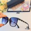 Balenciaga Women's Sunglasses, High-End UV Protection, New Round Frameless Design, Slimming for Round Faces, Instagram-Trendy Fashionable Streetwear Statement Sunglasses