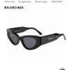 Balenciaga 2024 New Cat-Eye Sunglasses, Stylish Unisex Polarized UV Protection Shades, Influencer Streetwear Look from Xiaohongshu