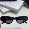 Balenciaga 2024 New Cat-Eye Sunglasses, Stylish Unisex Polarized UV Protection Shades, Influencer Streetwear Look from Xiaohongshu