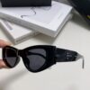 Balenciaga 2024 New Cat-Eye Sunglasses, Stylish Unisex Polarized UV Protection Shades, Influencer Streetwear Look from Xiaohongshu