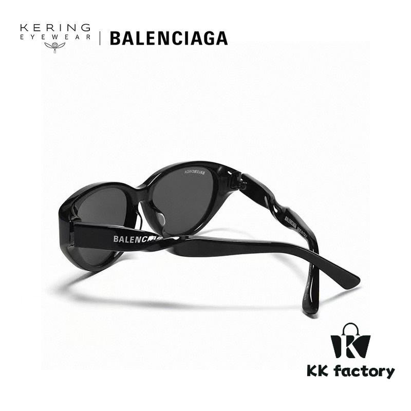 BALENCIAGA Balenciaga Latest Unique Frame Design Instantly Adorable Minimalist Small Frame High-Quality Eyewear Sunglasses