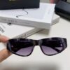 Balenciaga Black Sunglasses Double B Streetwear Women's Summer Sunglasses Ins 2024 New Hip-Hop Retro Fashion High-End UV Protection Eyewear
