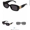 Balenciaga 2024 New Arrival Women's Fashion Classic BB Narrow-Frame Sunglasses BB0310SK