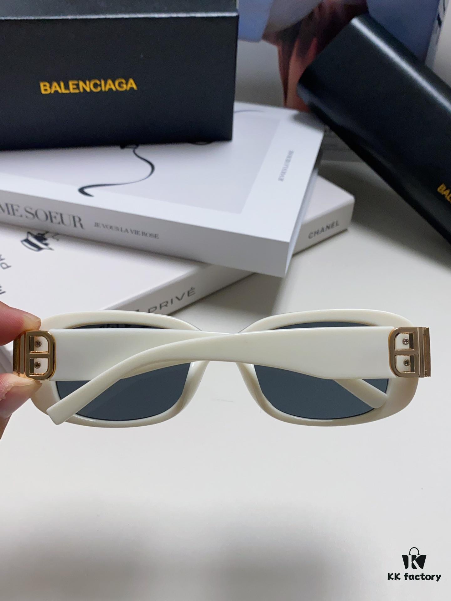 Balenciaga 2024 New Arrival Women's Fashion Classic BB Narrow-Frame Sunglasses BB0310SK Eyewear