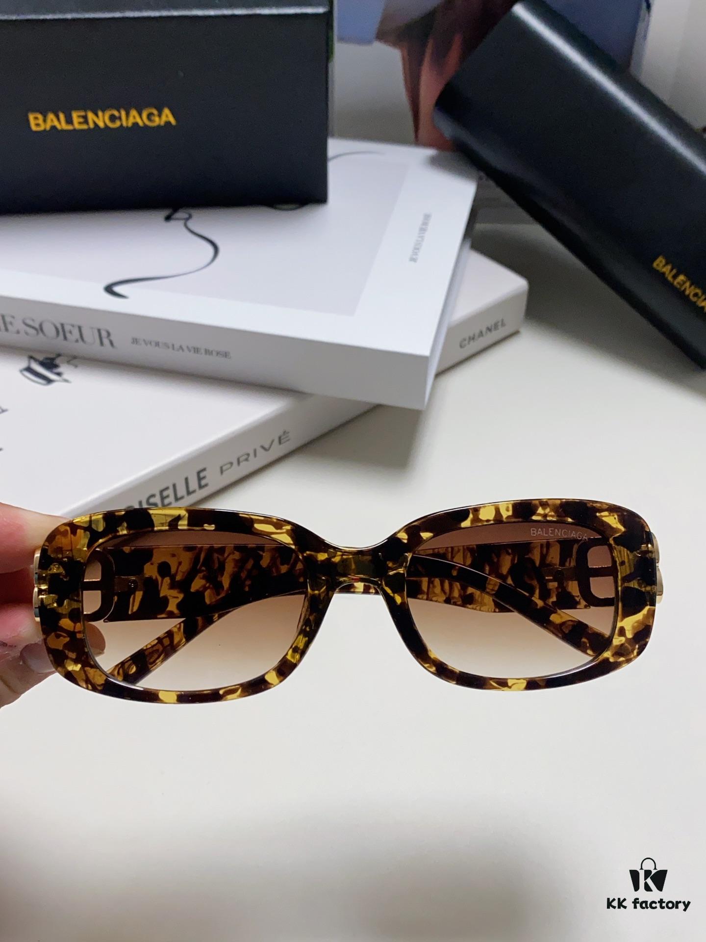 Balenciaga 2024 New Arrival Women's Fashion Classic BB Narrow Frame Sunglasses BB0310SK Eyewear