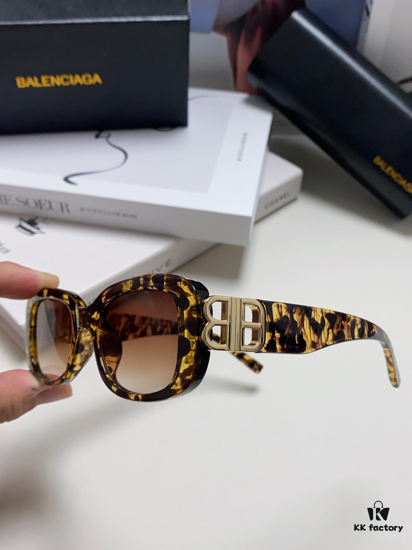 Balenciaga 2024 New Arrival Women's Fashion Classic BB Narrow Frame Sunglasses BB0310SK Eyewear