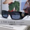 Balenciaga Black Square Frame BB Logo Sunglasses for Women, Stylish and Slimming UV-Protective Sun Glasses, Trendy Must-Have Fashion Accessory