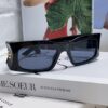 Balenciaga Black Square Frame BB Logo Sunglasses for Women, Stylish and Slimming UV-Protective Sun Glasses, Trendy Must-Have Fashion Accessory