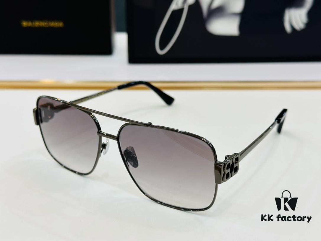 BALENCIAGA Balenciaga Latest Unique Design That You'll Fall in Love With at First Sight BB04001 Size: 61□14-143 XL Premium Quality Eyeglasses Sunglasses