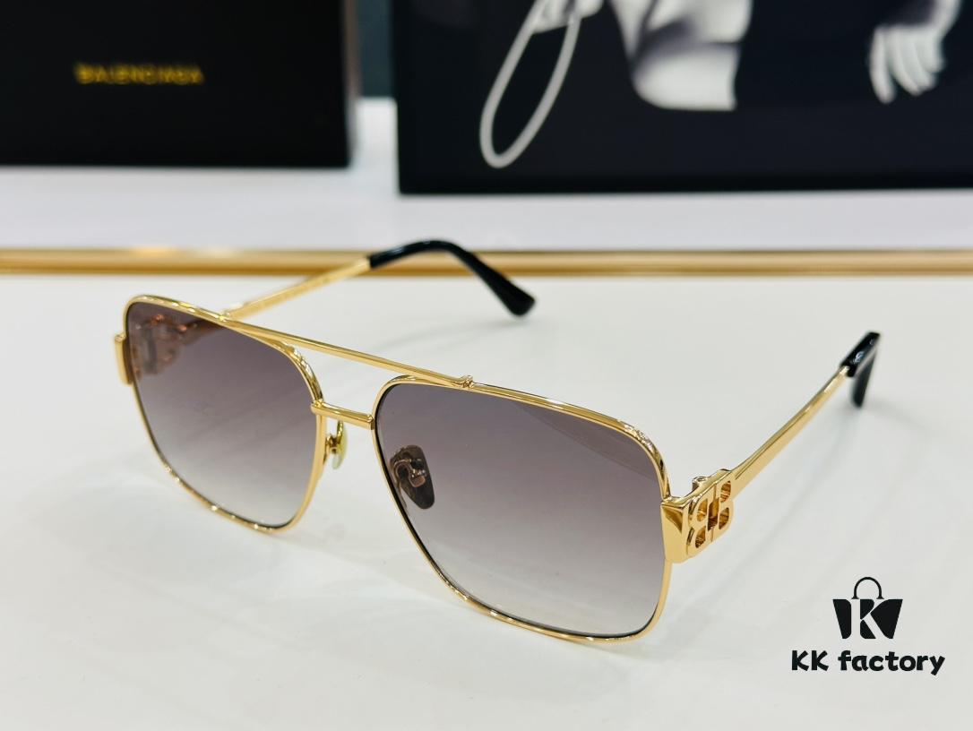 BALENCIAGA Balenciaga Latest Unique Design That You'll Fall in Love With at First Sight BB04001 Size: 61□14-143 XL Premium Quality Eyeglasses Sunglasses