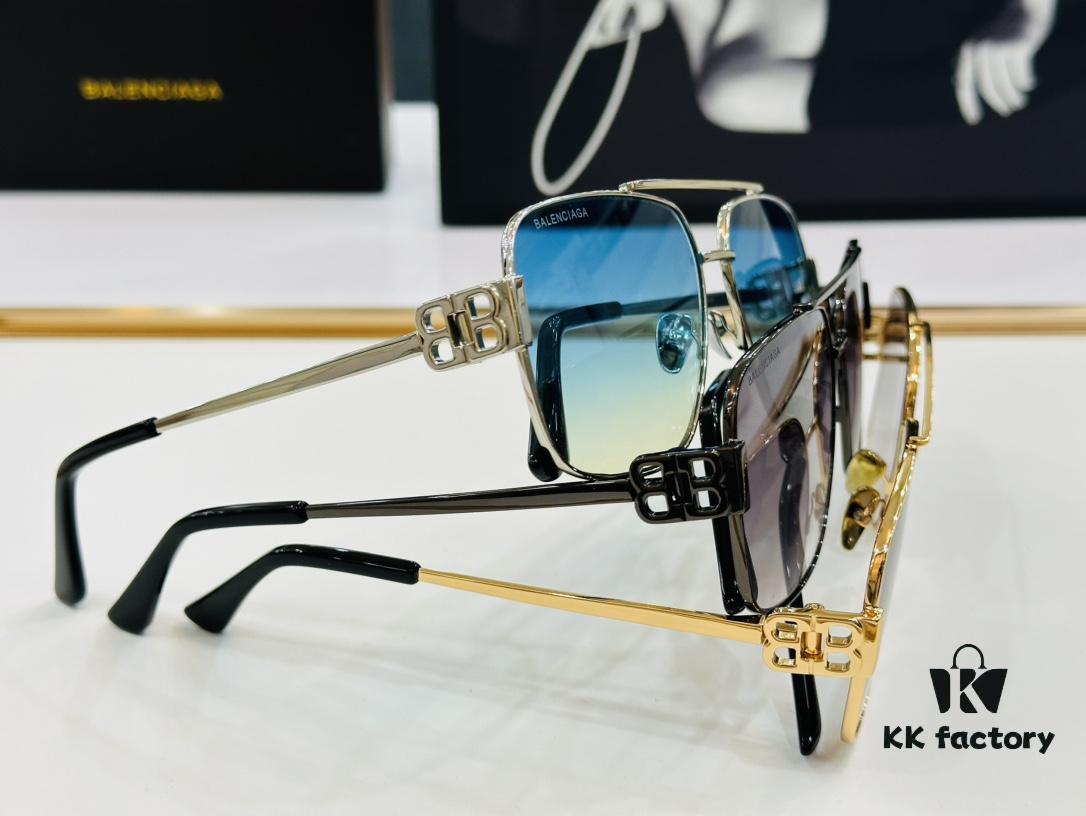 BALENCIAGA Balenciaga Latest Unique Design That You'll Fall in Love With at First Sight BB04001 Size: 61□14-143 XL Premium Quality Eyeglasses Sunglasses