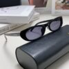 Balenciaga Retro Small Oval Sunglasses for Men, Minimalist Fashionable Unisex Eyewear, Trendy Narrow Frame Sun Glasses That Flatter the Face