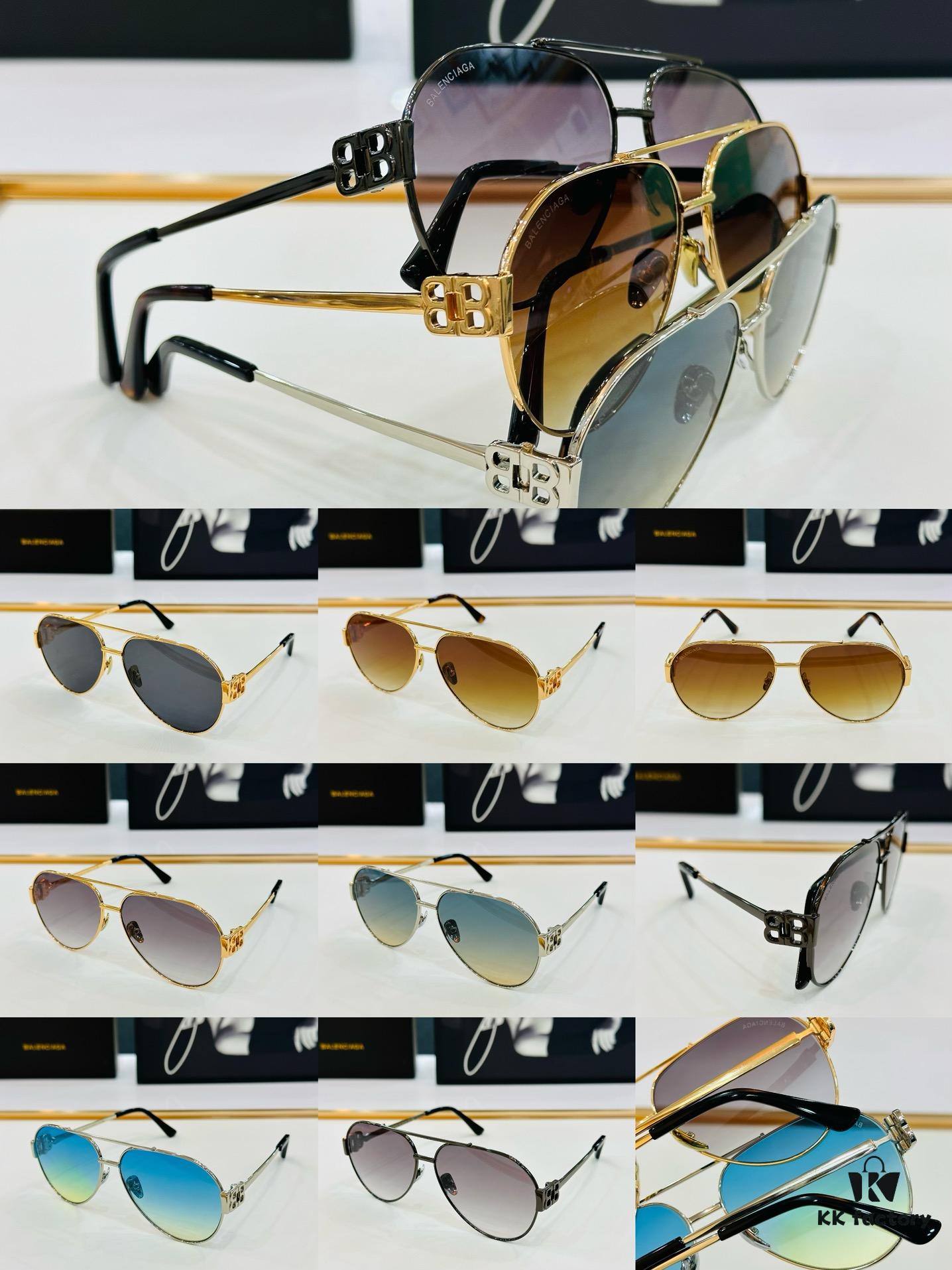 BALENCIAGA Balenciaga Latest Unique Design That Wins You at First Sight BB04002 Size: 61□13-143 XL Premium Quality Sunglasses