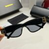 Balenciaga Black Sunglasses Double B Streetwear Women's Summer Sun Glasses Ins 2024 New Hip-Hop Retro Fashion High-End UV Protection Sunglasses
