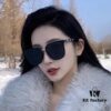 BalenCiaga Women's Sunglasses, Frameless Round UV-Protective Sunglasses, Slimming Fashionable Ins Trendy Streetwear Eyewear for Stylish Look