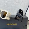 High-end! Official Website New Arrival Synchronization BALENCIAGA Balenciaga Signature Double BB Matte Logo Temples Oversized Frame Minimalist Stylish and Face-Contouring