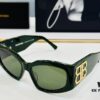 BALENCIAGA BB0321S Size 57□18-130 Stylish Unisex Sunglasses with Unique Frame Design