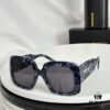 2022 Spring New Arrival – BALENCIAGA BB0119 Balenciaga Square Sunglasses with Full-Logo Temple Design