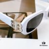 BALENCIAGA BB0310SK White Sunglasses