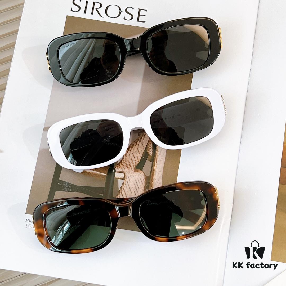 BALENCIAGA BB0310SK White Sunglasses