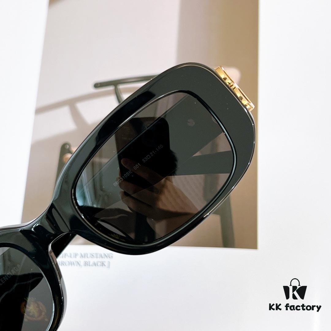 BALENCIAGA BB0310SK Black and Gold Sunglasses