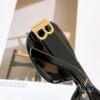 BALENCIAGA BB0310SK Black and Gold Sunglasses
