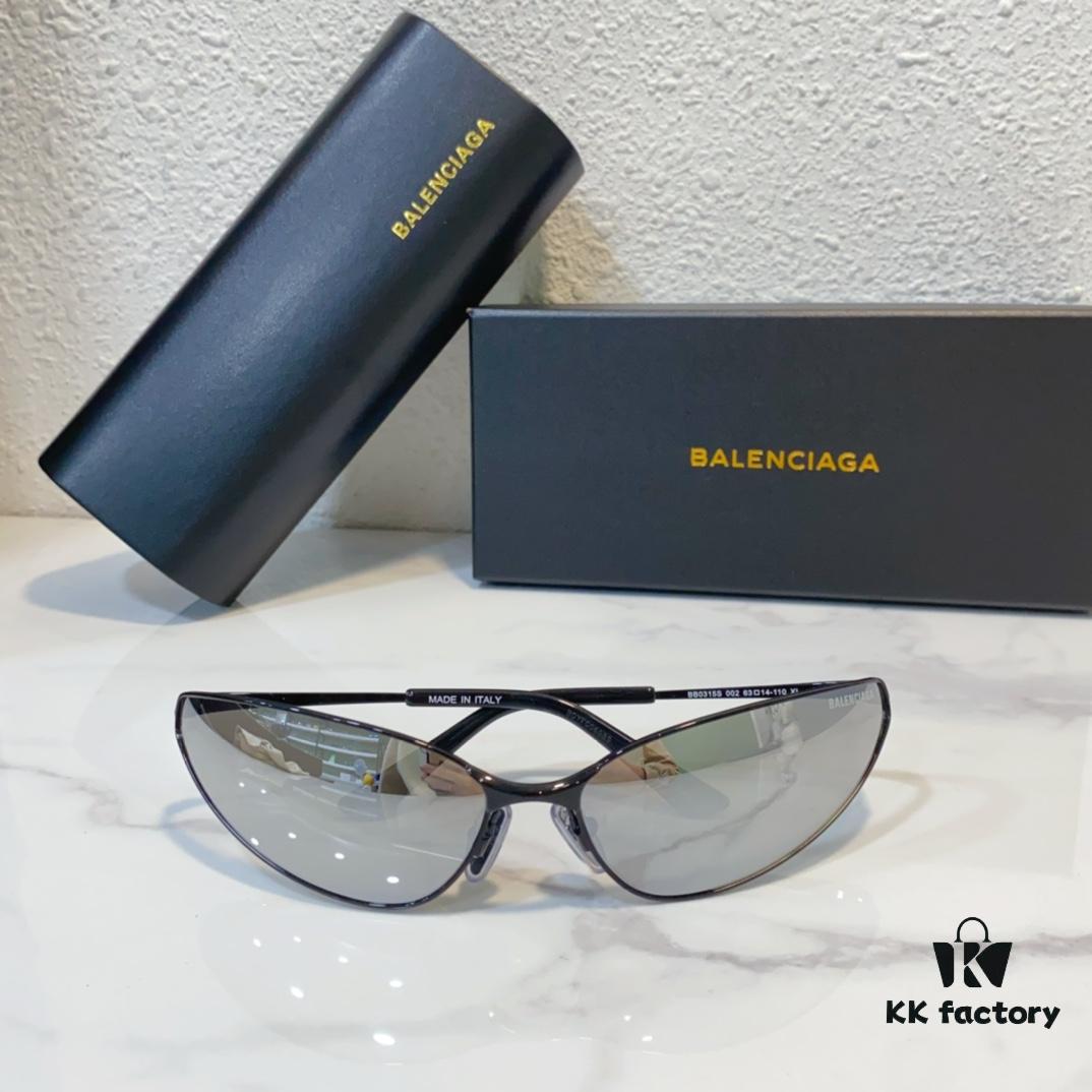 160 Balenciaga BB0315S 63-14-140 High-End Original BB Nose Pad Sunglasses